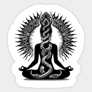 Kundalini design Sticker